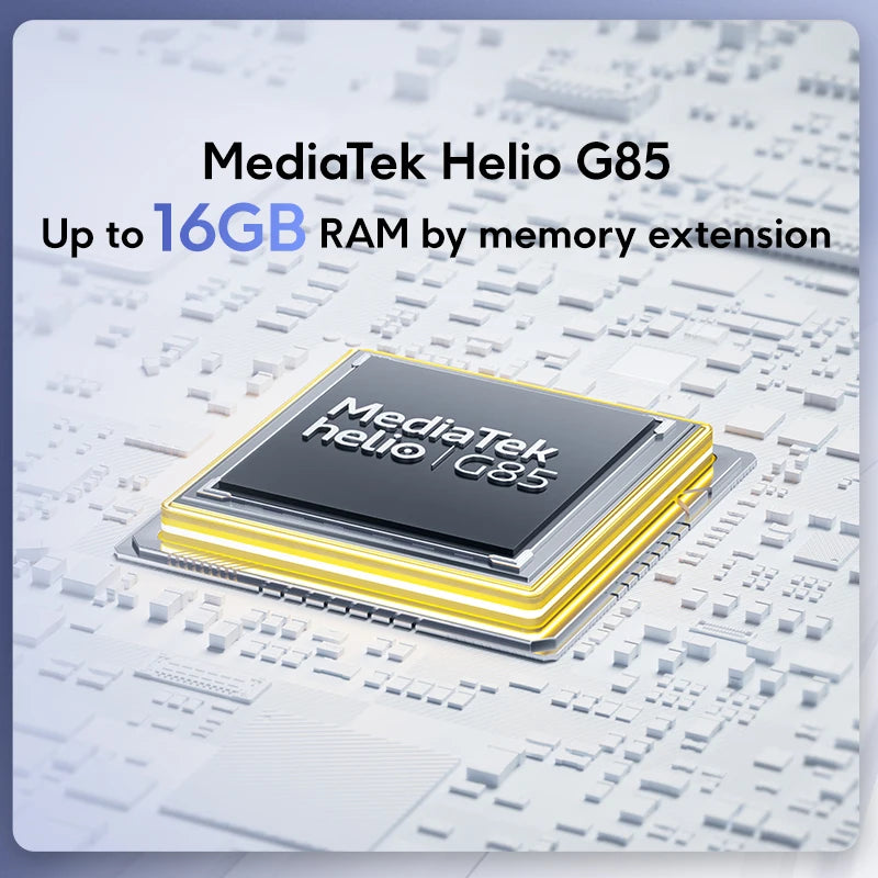 Smartphone MediaTek Helio G85 6.74" 90Hz Display 50MP Triple Camera 5000m