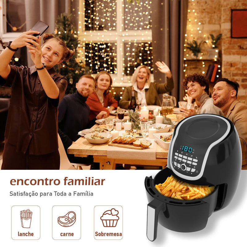 Fritadeira Elétrica Air Fryer 127V Coibeu 6.5 L